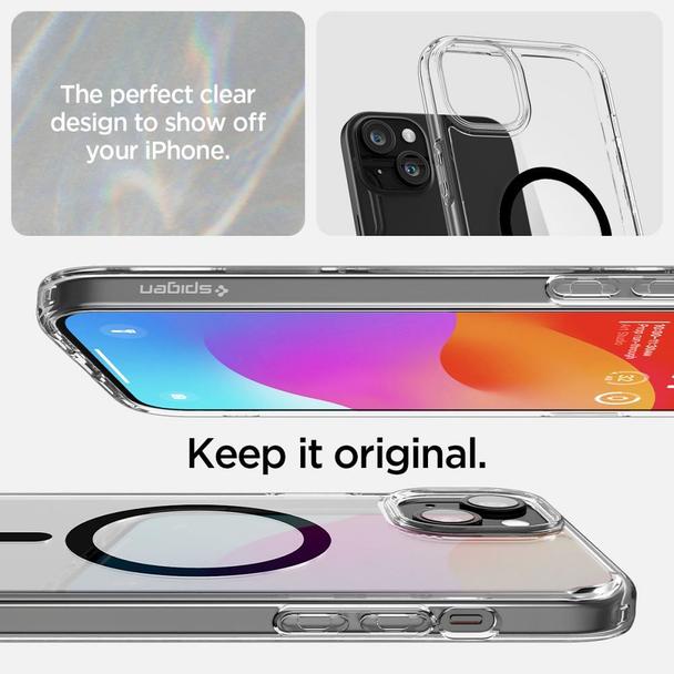 SPIGEN futerał ULTRA HYBRID MAG kompatybilny z MagSafe do IPHONE 15 black