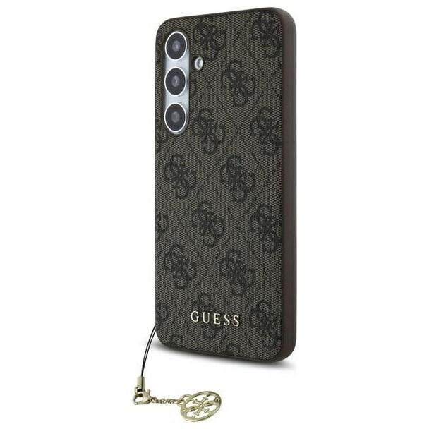 GUESS futerał do SAMSUNG S24 FE GUHCS24FEGF4GBR (HC PU 4G Charm) brązowy