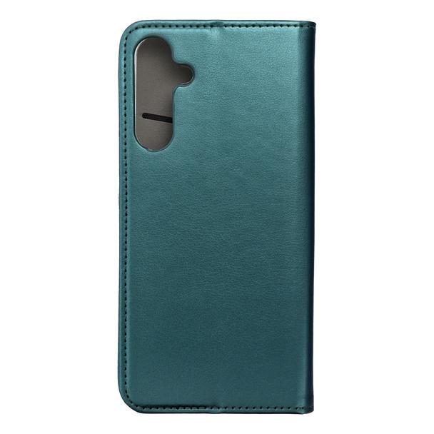 Etui z klapką na Samsung M16 5G Smart Magneto ciemnozielone