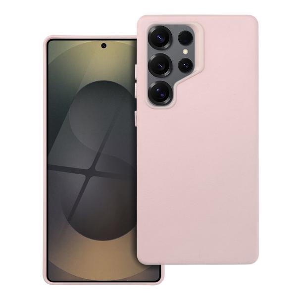 Futerał LEATHER MAG COVER kompatybilny z MagSafe do SAMSUNG S25 ULTRA różowy