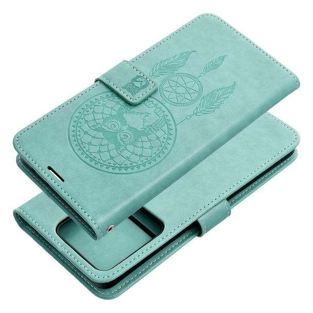 Etui z klapką na Xiaomi Redmi NOTE 13 5G Mezzo Book łapacz snów zielone