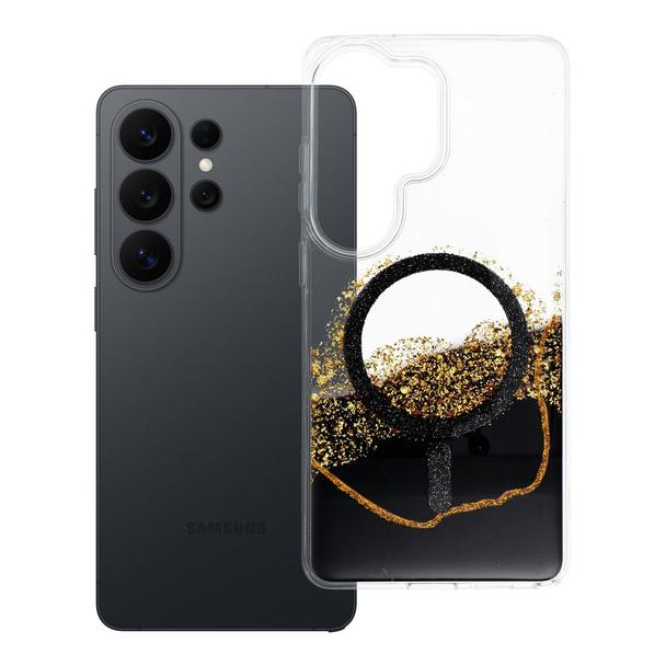 Etui na Samsung S26 ULTRA Golden zgodne z MagSafe czarne