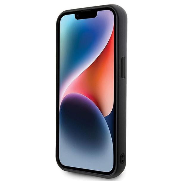 GUESS futerał do IPHONE 15 GUHCP15SPMSDGSK (Disco Script Metal) czarny