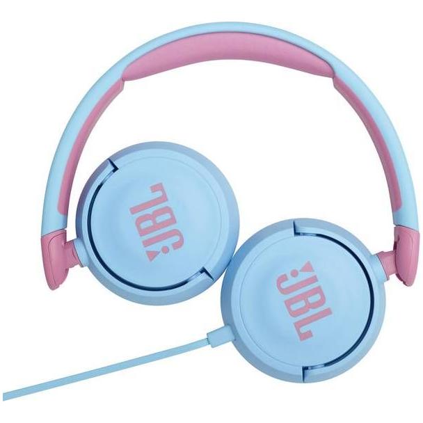 Słuchawki przewodowe nagłowne JBL JR310 różowo niebieskie