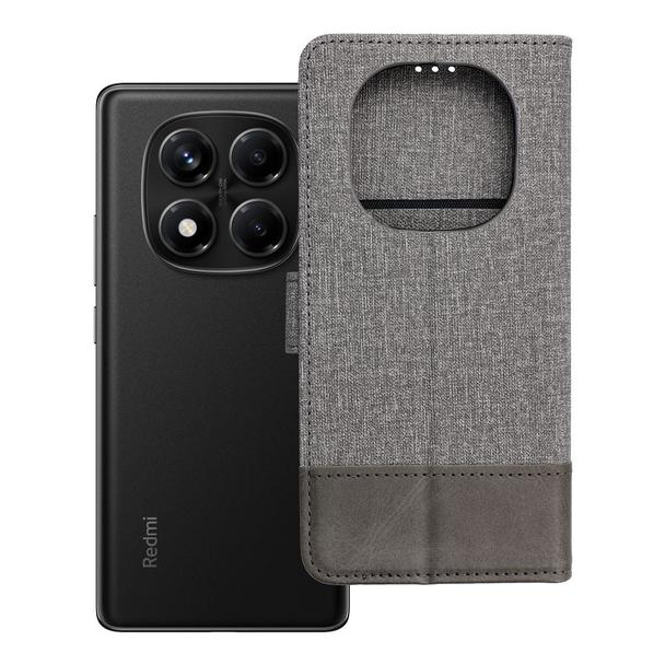 Etui z klapką na Xiaomi Redmi Note 14 PRO 4G Gomma Book szare