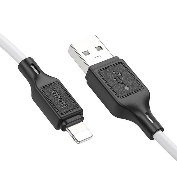 Kabel USB A do Lightning Hoco 2,4A 1 m X90 biały