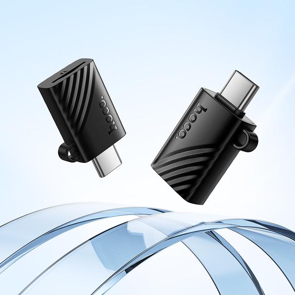 Czytnik kart TF 2.0 USB-C Hoco HB53 czarny