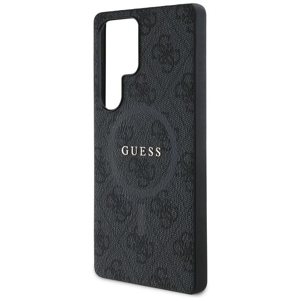 GUESS futerał do SAMSUNG S25 Ultra GUHMS25LG4GFRK (Magnetic PU 4G Ring Classic Logo) czarny