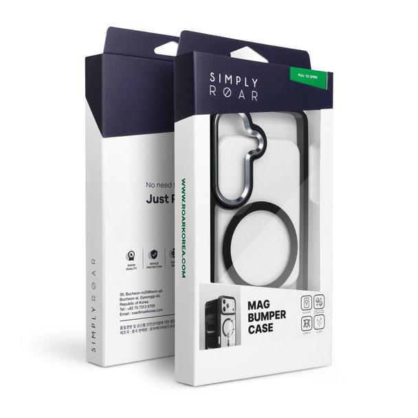 ROAR futerał MAG BUMPER kompatybilny z MagSafe do SAMSUNG S26 FE / S25 FE czarny