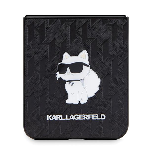 KARL LAGERFELD futerał do SAMSUNG Z FLIP 5 KLHCZF5SAPCHNPK (Saffiano Mono Choupette PIN) czarny
