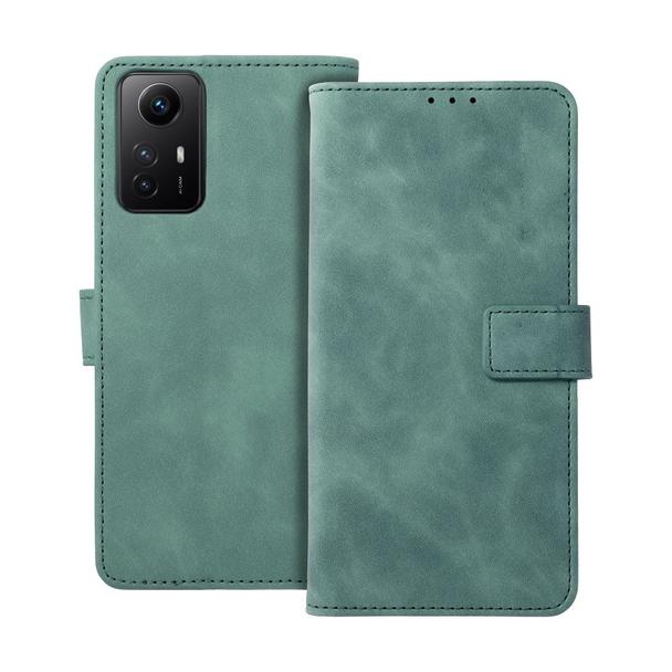 Etui z klapką na Xiaomi Redmi NOTE 12S Tender Book zielone