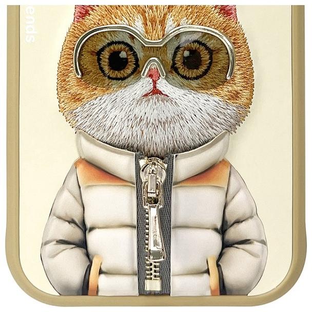 NIMMY futerał COOL&CUTE 2.0 Cat do IPHONE 15 khaki