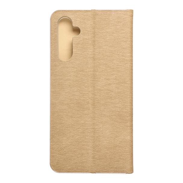 Etui z klapką na Samsung A34 5G Luna Book Gold złote