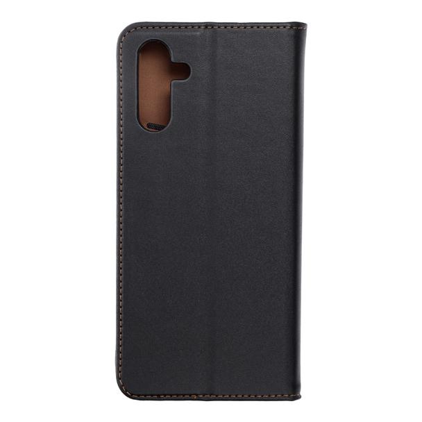 Etui z klapką na Samsung A13 5G / A04S Smart Pro Book skórzane czarne