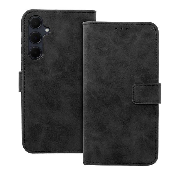Etui z klapką na Samsung A35 5G Tender Book czarne