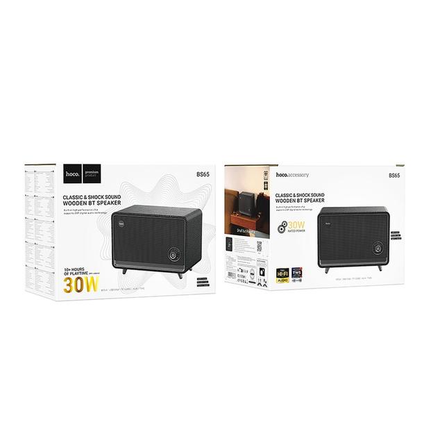 Głośnik bluetooth retro 30W 10h Hoco BS65 czarny