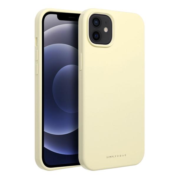 ROAR futerał CLOUD SKIN do IPHONE 12 Jasnożółty