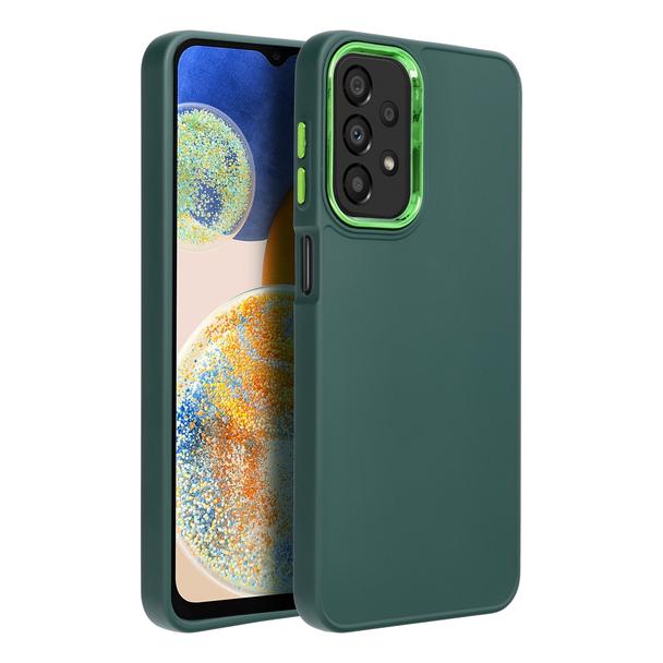 Etui na Samsung A23 5G Frame zielone