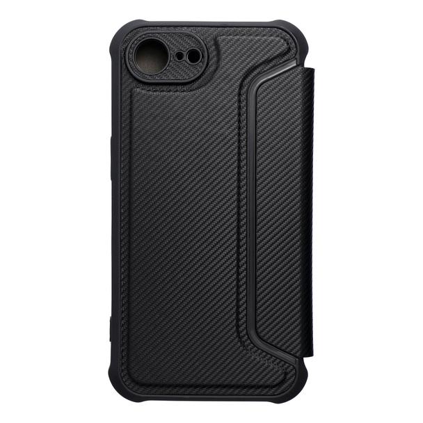 Etui z klapką na iPhone 16e (SE 4 2025) Razor Book czarne