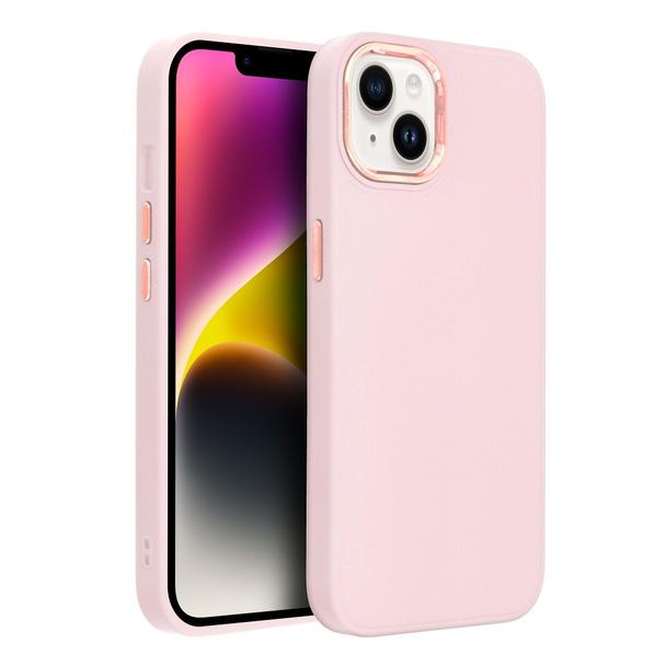 Etui na iPhone 17 Pro / 18 Pro Frame pudrowy róż