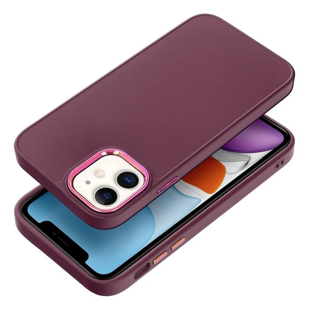 Futerał do iPhone 11 Frame fioletowy