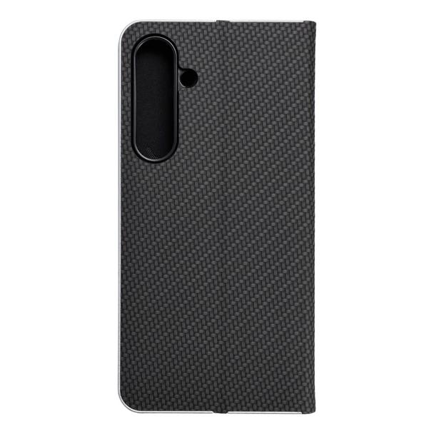 Etui z klapką na Samsung S24 PLUS Luna Book Carbon czarne