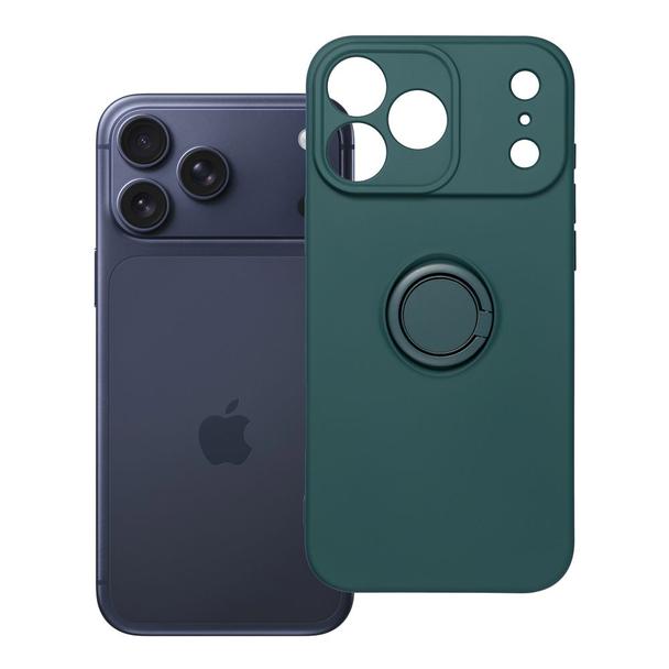 Etui na iPhone 18 Pro Max / 17 Pro Max Silicone Ring zielone