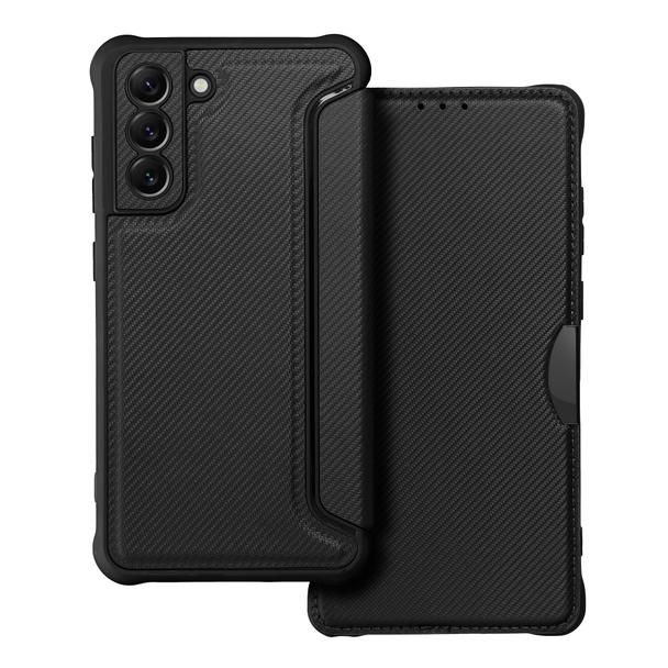 Etui z klapką na Samsung S21 FE Razor Book czarne