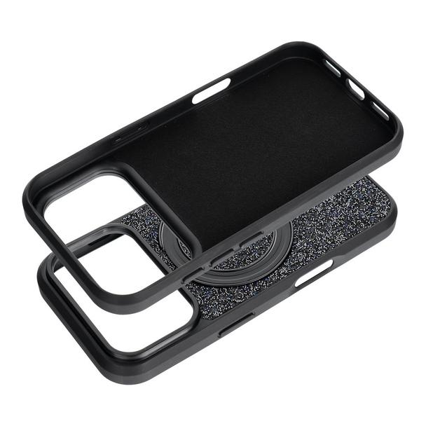 Etui na iPhone 13 Quartz Circle Stand Mag Cover czarne