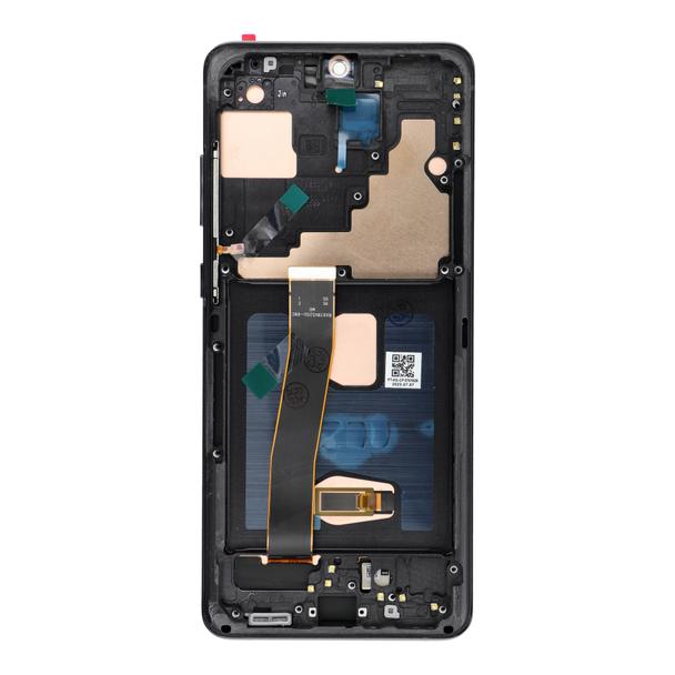 Wyświetlacz LCD do SAMSUNG S20 Ultra Black SOFT OLED z ramka