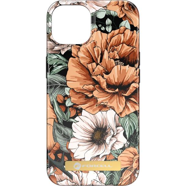 Etui na iPhone 15 PLUS Forcell F-Protect Mirage zgodne z MagSafe bloom bush