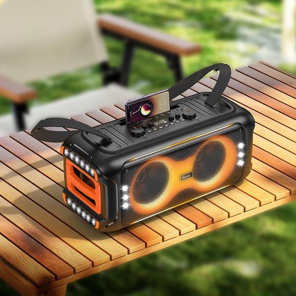 Zestaw do karaoke bluetooth 60W 8h Hoco HA9 czarny