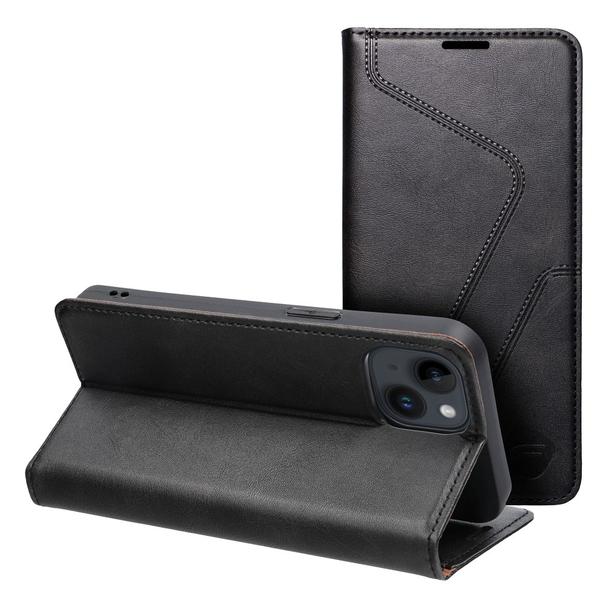 Pokrowiec na iPhone 14 Forcell F-Protect RFID Blocker Book czarny