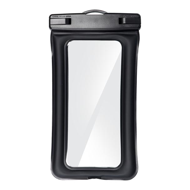 Etui na telefon uniwersalne wodoodporne z plastikowym zamknięciem AIRBAG czarne