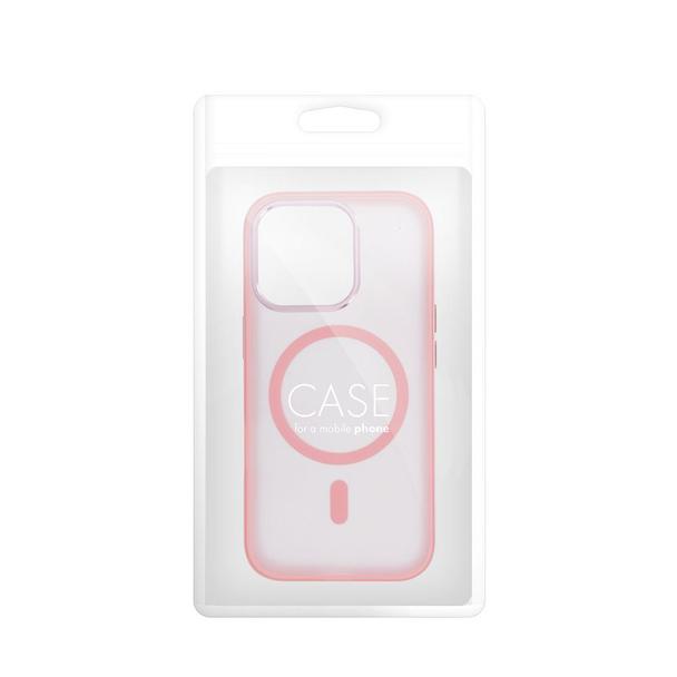 Futerał do iPhone 16 Flexline Mag Cover zgodny z MagSafe różowy