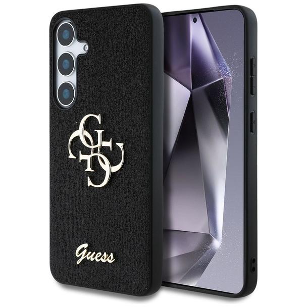 GUESS futerał do SAMSUNG S25 GUHCS25SHG4SGK (Fixed Glitter Big 4G) czarny