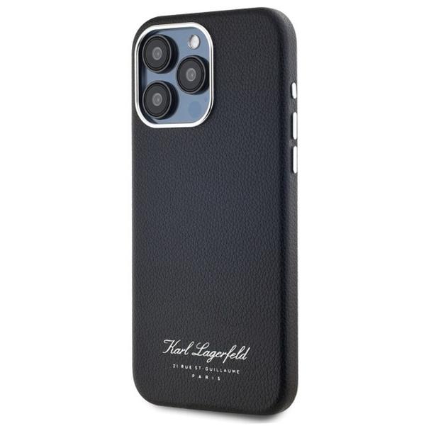 KARL LAGERFELD futerał do IPHONE 15 Pro Max KLHCP15XPGWCMKHK (FW PU Hotel RSG) black