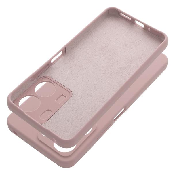 Futerał do Xiaomi Redmi 13C Silicone 2mm pudrowy róż