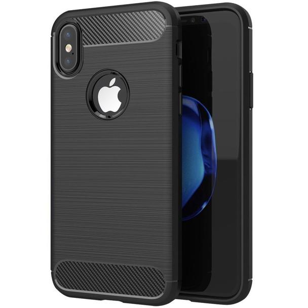 Futerał do iPhone X Carbon czarny