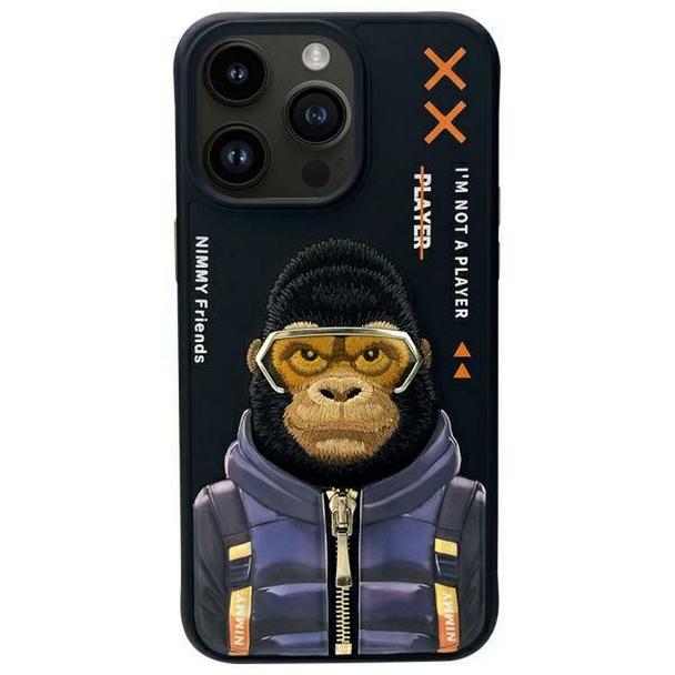 NIMMY futerał COOL&CUTE 2.0 Monkey do IPHONE 15 Pro Max czarny