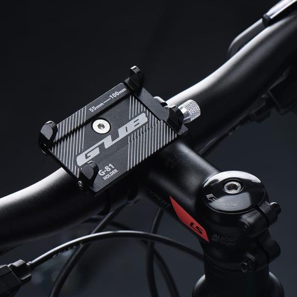 GUB uchwyt rowerowy na kierownicę G81 Aluminium czarny