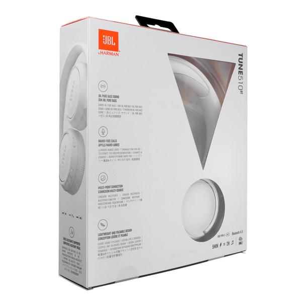 Słuchawki bezprzewodowe nauszne JBL Tune 510BT białe