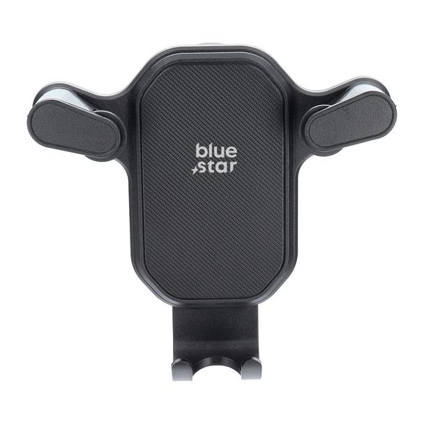 Uchwyt na telefon do samochodu grawitacyjny Blue Star Triangular do kratki czarny