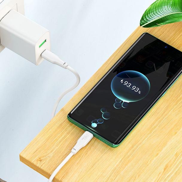 Kabel USB C do USB C Hoco 3A 100W 1 m X93 biały