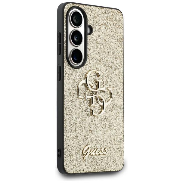 GUESS futerał do SAMSUNG S26 GUHCS26SHG4SGD (Fixed Glitter 4G Big Metal Logo) złoty