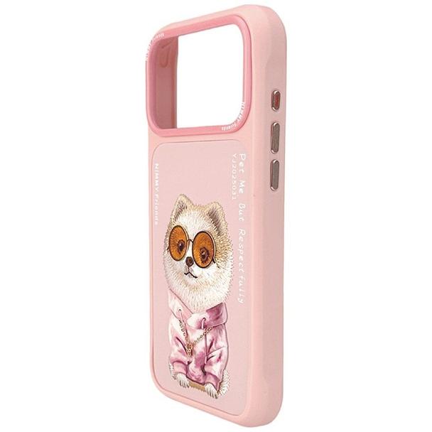 NIMMY futerał GLASSES COOL DOG do IPHONE 18 Pro/17 Pro różowy