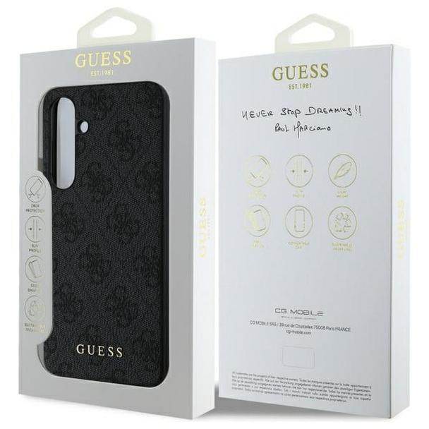 GUESS futerał do SAMSUNG S24 FE GUHCS24FEG4GFGR (HC PU 4G Metal Logo) szary