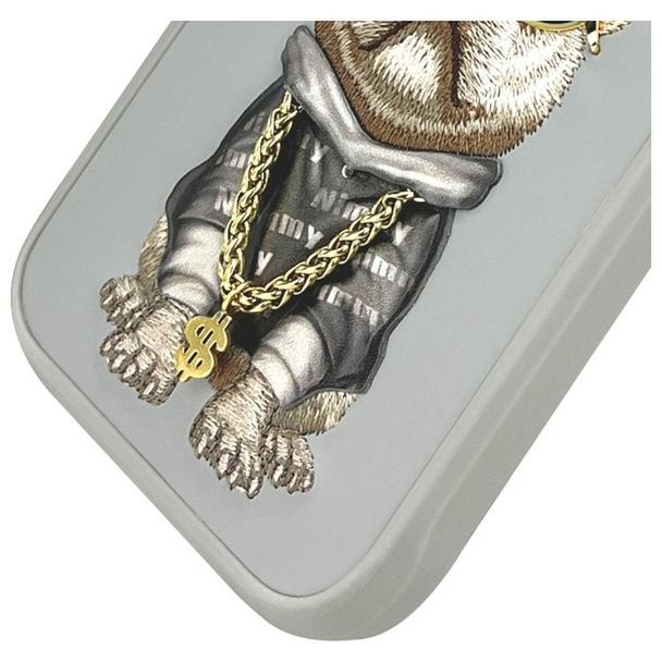 NIMMY futerał GLASSES COOL DOG do IPHONE 15 Pro szary