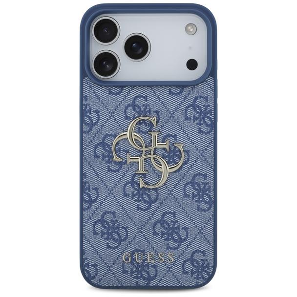 GUESS futerał do IPHONE 18 Pro Max/17 Pro Max (4G Big Logo) niebieski