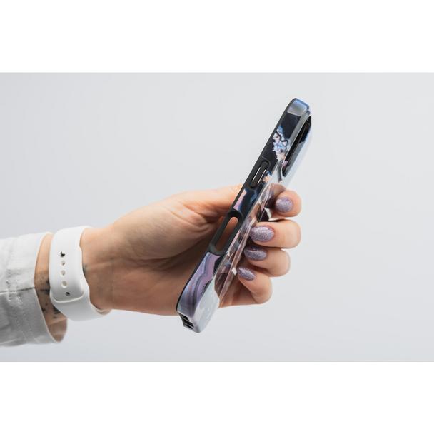 Etui na iPhone 16 PRO Forcell F-Protect Mirage zgodne z MagSafe Military Drop-Test gold island
